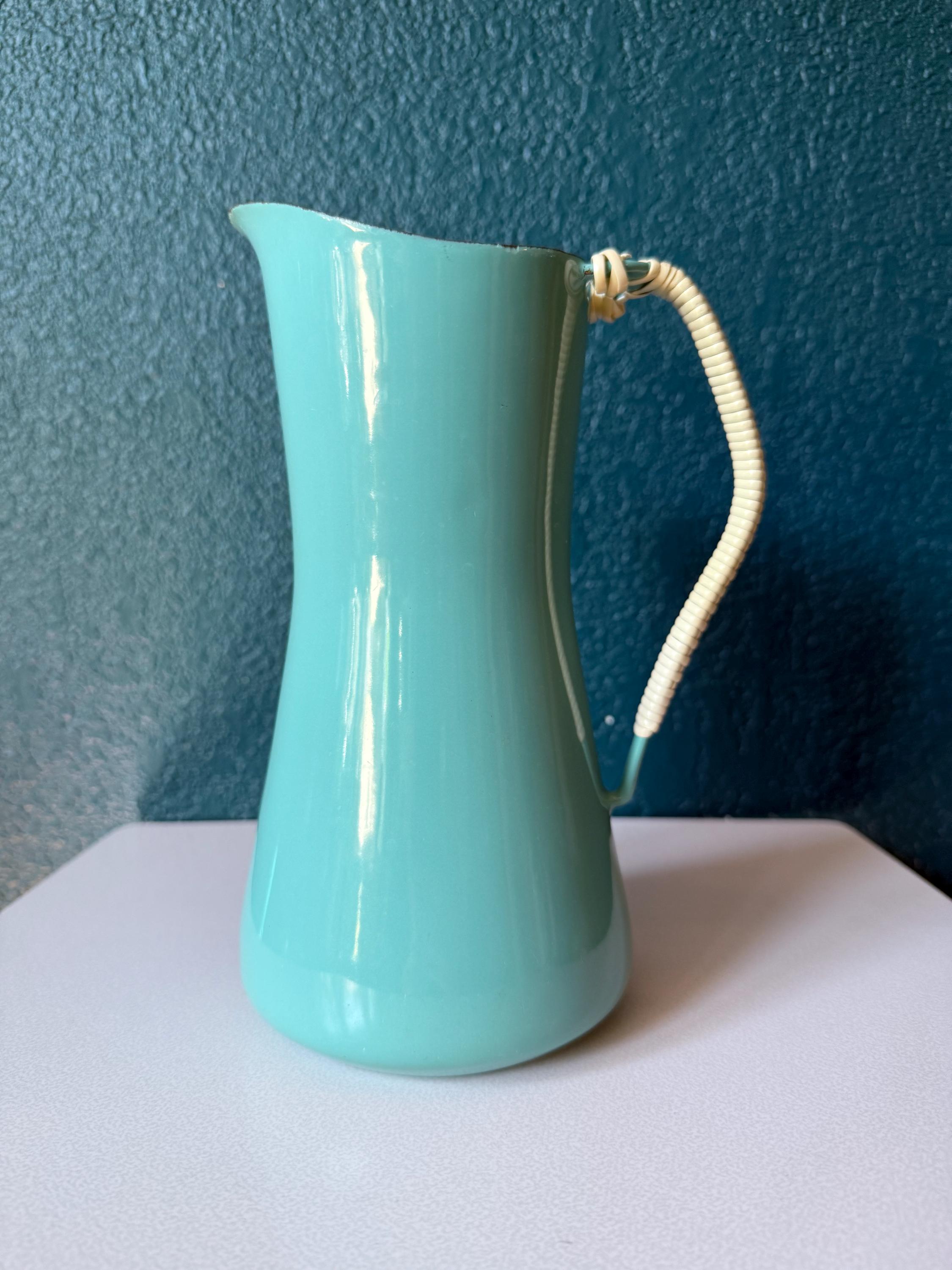 Vintage Dansk Pitcher in Turquoise Designed by Jens Quistgaard - Etsy
