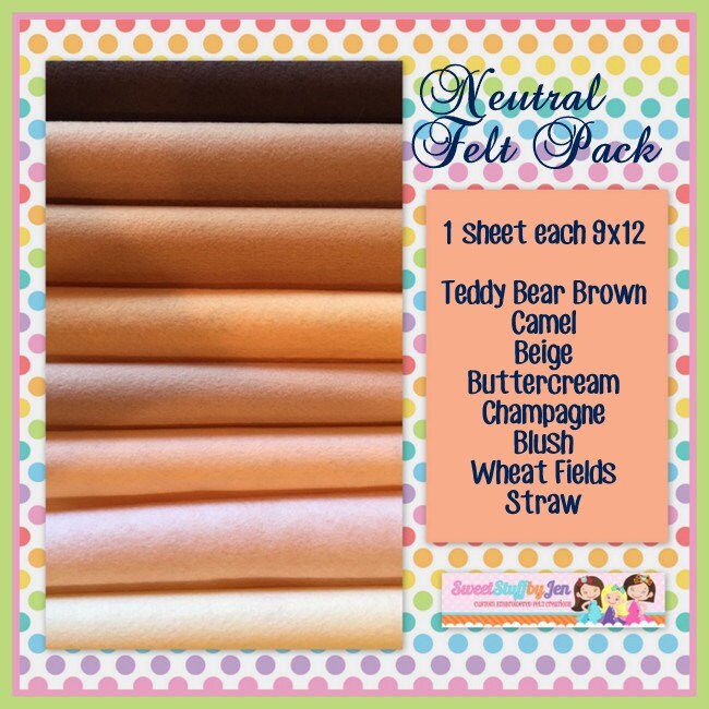 Wholesale Wool FeltFelt BundleWool Felt SheetsSkin Tone Etsy