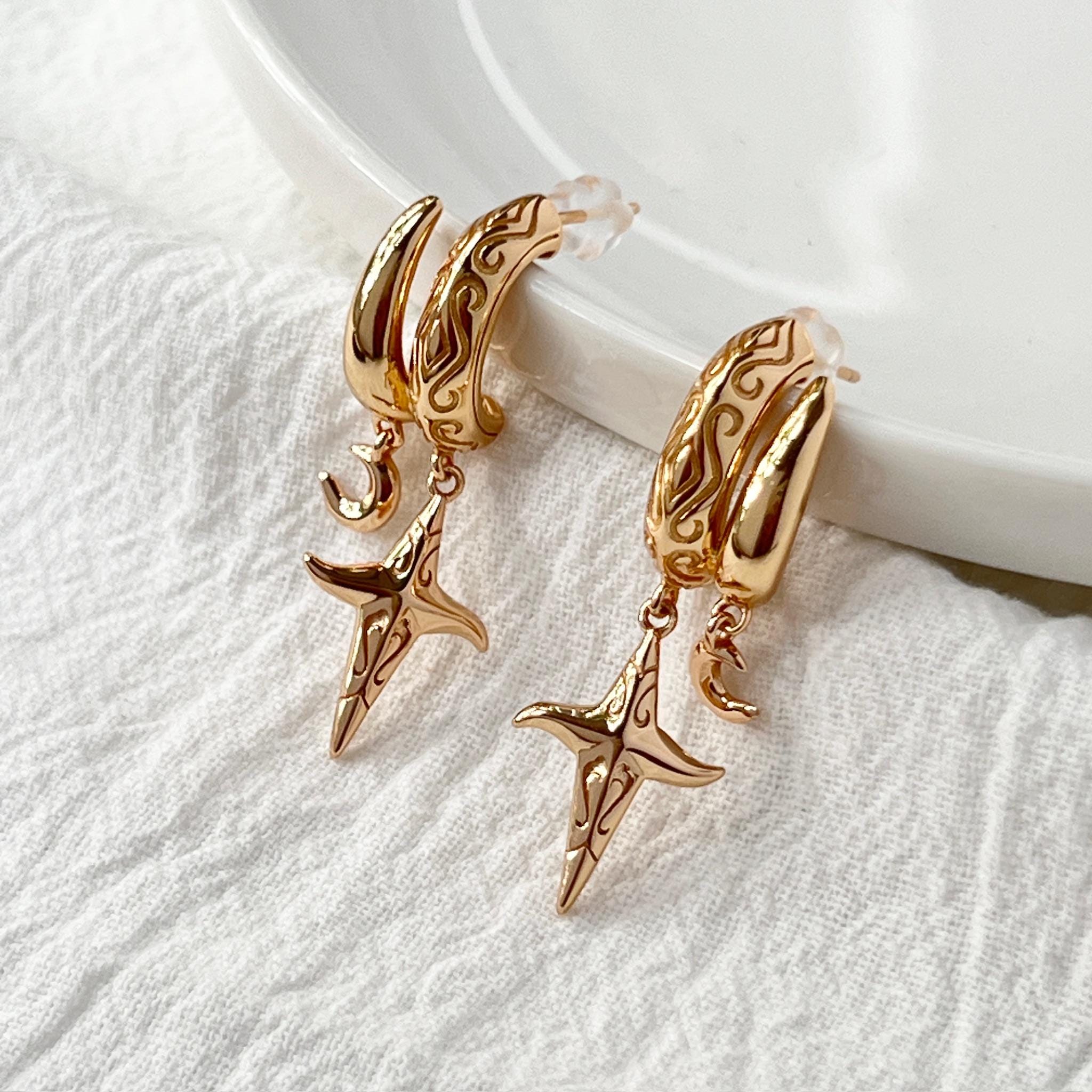 10mm Gold Filled Sterling Silver Droplet Hoop Earrings – Sleeper Hoops, Plain