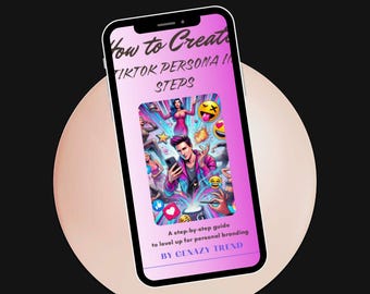 So erstellen Sie eine TikTok Persona in 5 Schritten | Digitaler PDF-Leitfaden| Persönliches Branding für Anfänger
