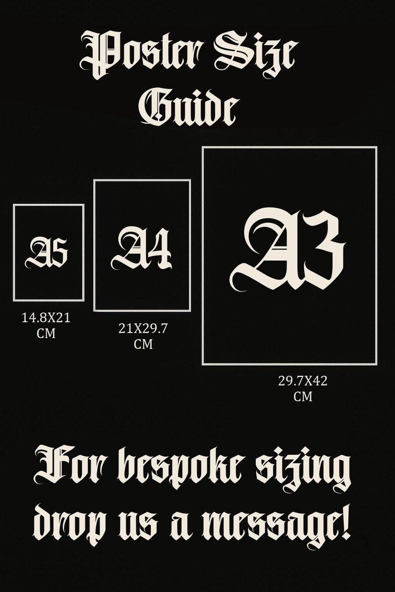 Swirl - Gothic Emo Wall Art Print - Alt Band Aesthetic Poster - Dark ...