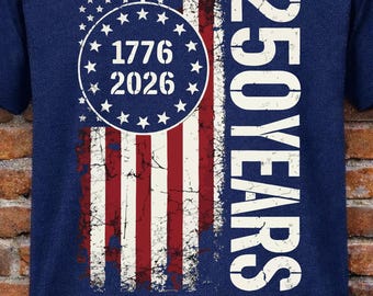 250 Years Anniversary SVG | Patriotic American Flag Design (Digital Download
