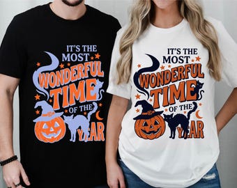 Halloween DTF Transfer, Black Cat Pumpkin DTF, Most Wonderful Time of the Year, Retro Halloween DTF, Spooky Season Ready to Press