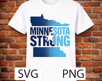 Minnesota Strong SVG, MN State Pride Design (download digitale)