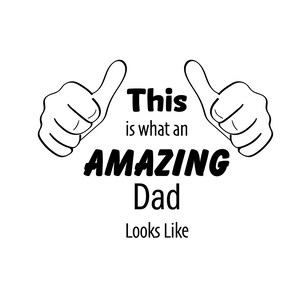 Zo ziet een geweldige vader eruit | Vector | jpg | SVG | dxf | png | vaderdag | Grappig papa-shirt | Snijbestand