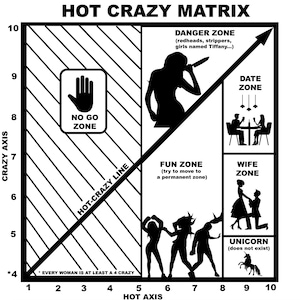 Hot-Crazy Matrix Grafik | Lustiges T-Shirt | Hot-Crazy Matrix T-Shirt | SVG | Hot-Crazy Matrix | Vektor | T-Shirt Grafik | png | dxf | jpg |