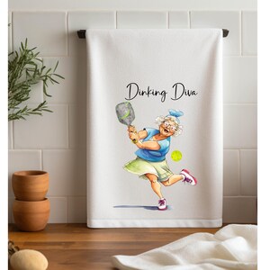 Pickleball Tea Towels, Fun Kitchen towel, Gift for Best Friend, Decorative Cotton Towels, Unique Housewarming Gifts