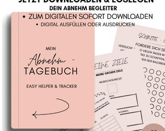 Weight loss diary - Easy Helper & Tracker, weight loss planner / weight loss tracker / weight loss helper