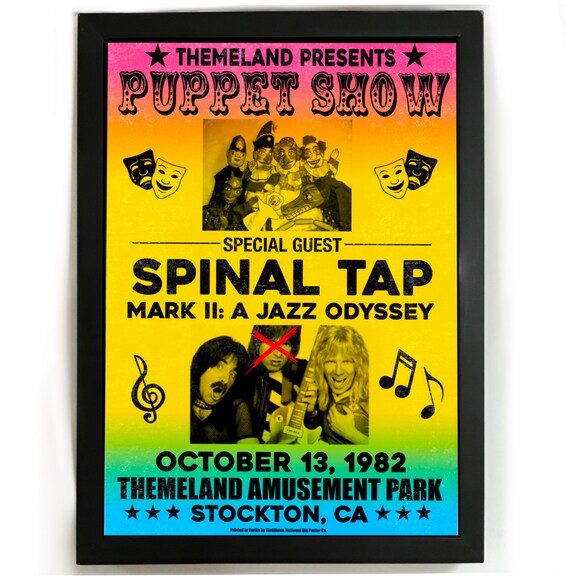 Spinal Tap/puppet Show Gig Poster Etsy UK
