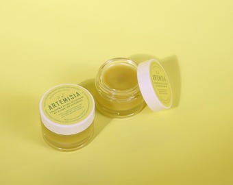 Unguento all'Artemisia annua: unguento naturale delicato e ad assorbimento rapido a base di olio d'oliva, cera d'api ed erba Artemisia annua - 30 g