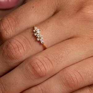 Dainty ring, Gold ring, Minimalist ring, Delicate ring, Tiny ring, Stacking ring, Stackable ring, Minimalist jewellery, Engagement ring