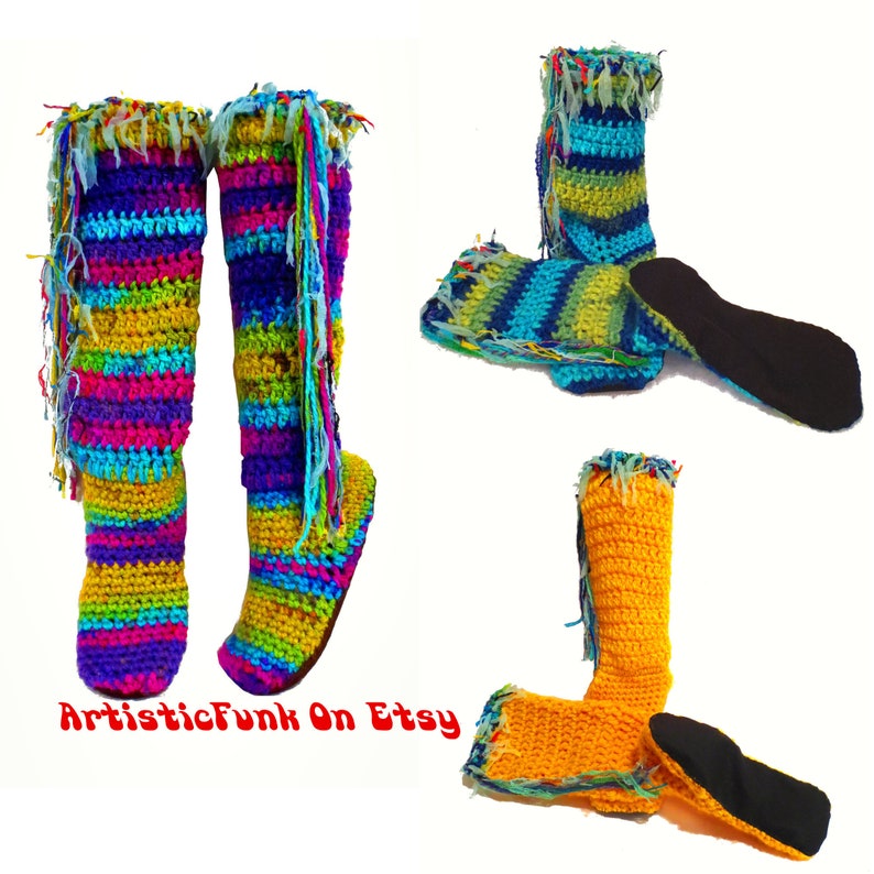 hippie slipper socks
