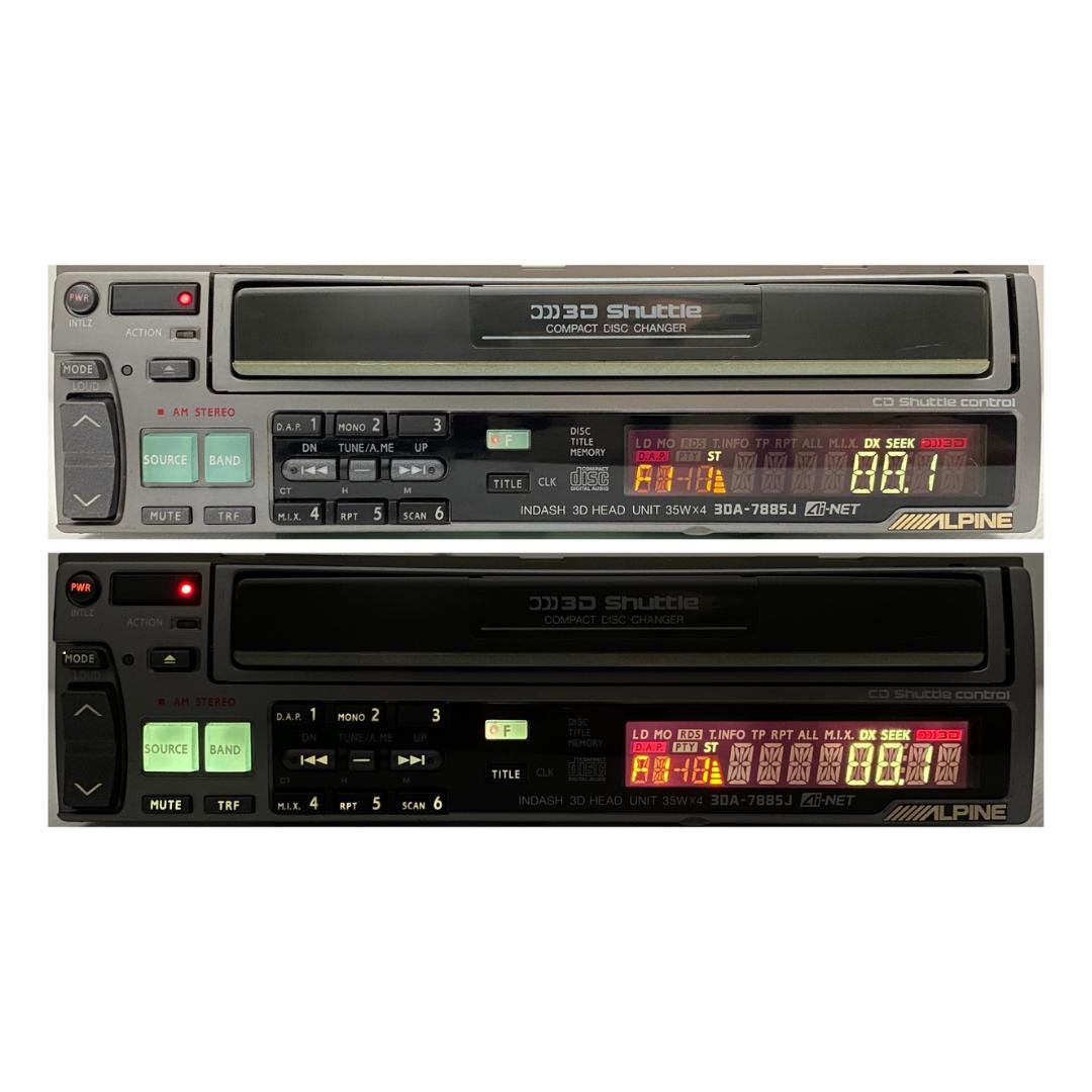 1990s Alpine 3DA-7885J High-end 3 Cds Radio Deck - Etsy