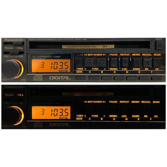 1980s Panasonic (technics) DP5 / CQ-DP5EG Car CD Radio Player - Etsy