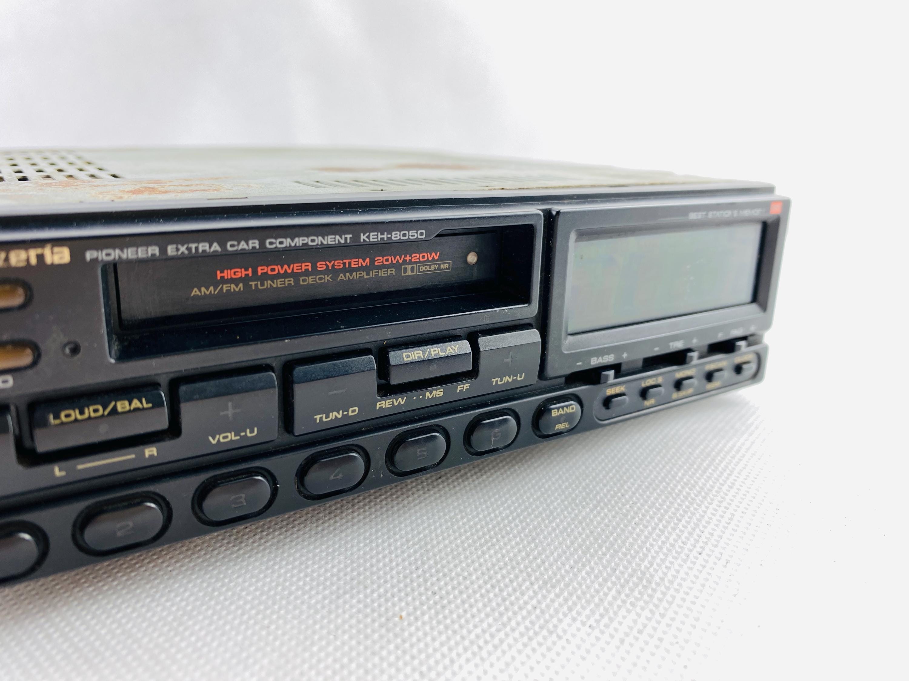 カーオーディオ carrozzeria Pioneer 1980s Pioneer Carrozzeria KEH-8050 Car Cassette Radio JAPAN - Etsy