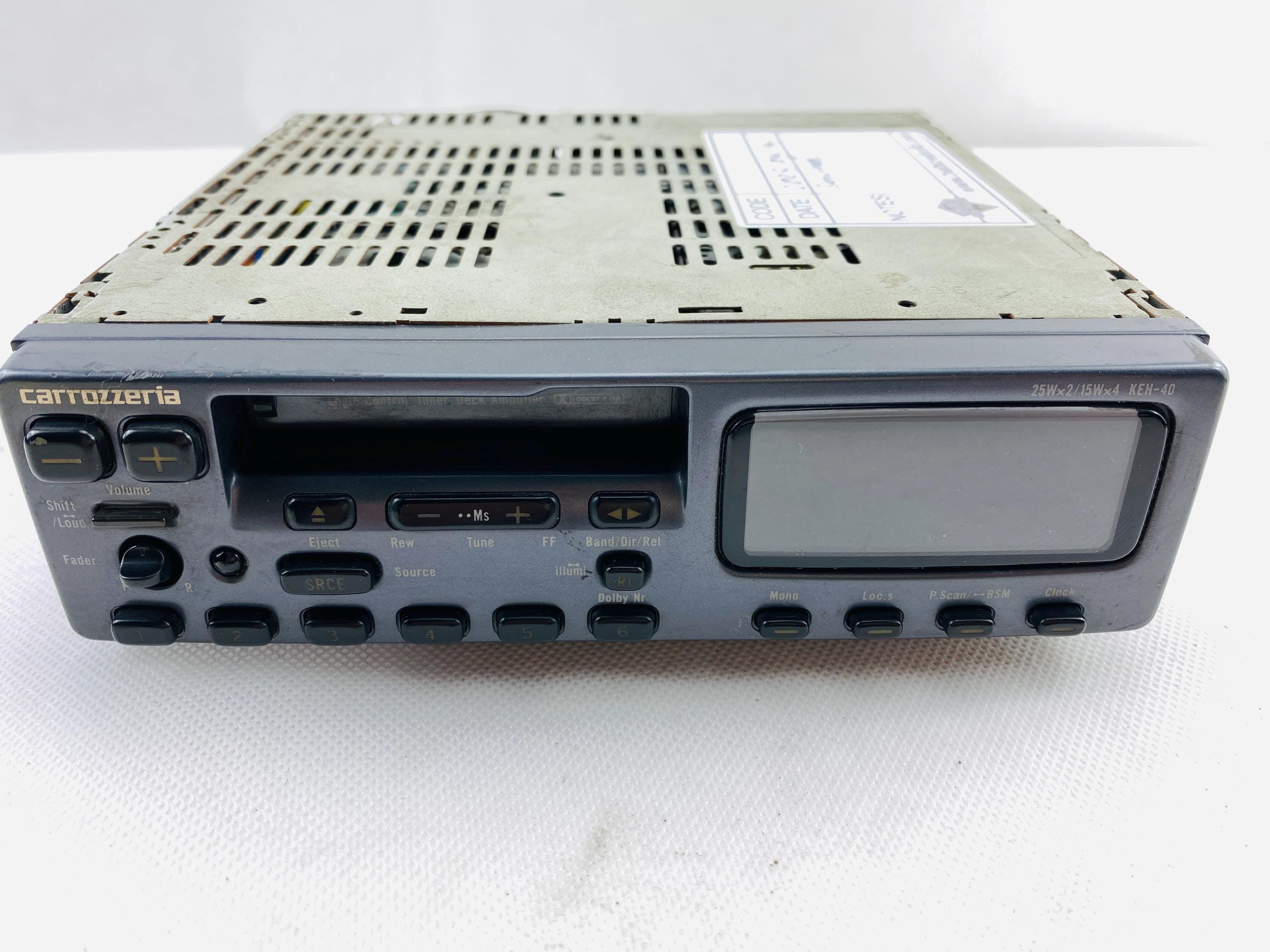 1990s Pioneer Carrozzeria DEH-40 Cassette Radio Player JAPAN 