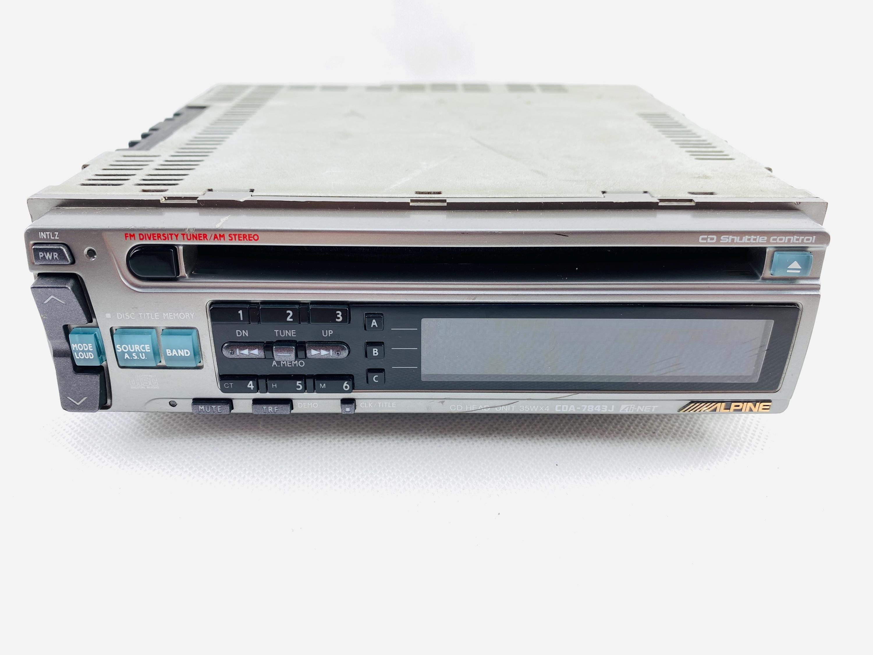 1990s Ultra-rare Alpine CDA-7843J Car CD Radio Player - Etsy