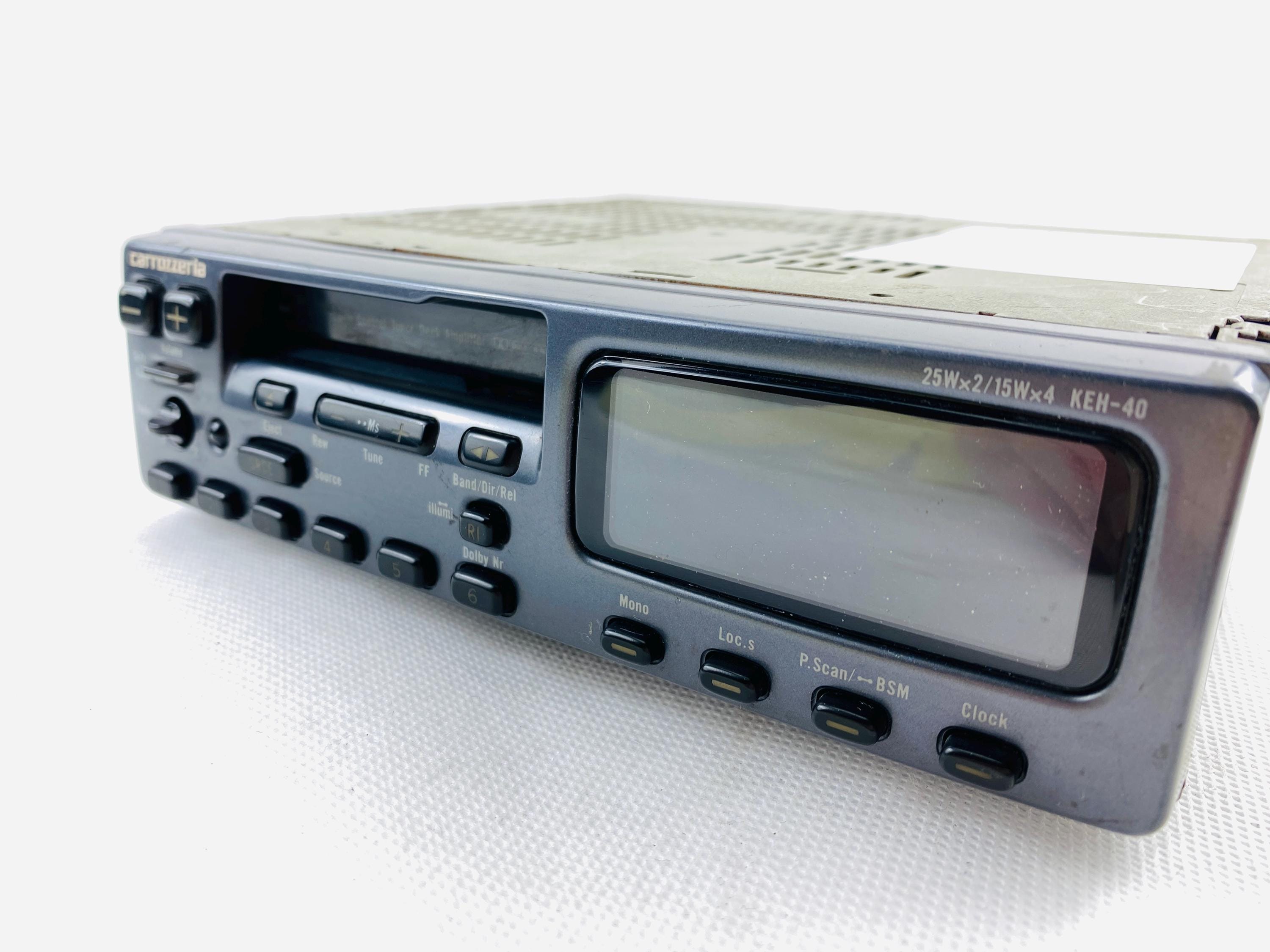 1990s Pioneer Carrozzeria DEH-40 Cassette Radio Player JAPAN - Etsy