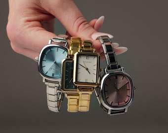 Orologio con ciondolo italiano, cinturino personalizzato per orologio, braccialetto con ciondolo italiano, cinturino per orologio, regalo per lei