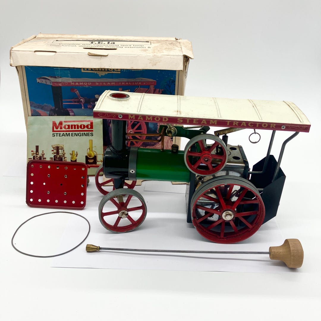 Vintage Mamod Steam Tractor Te1a Live Steam Engine With Box Vintage Mamod Steam Tractor Te1a Live Steam Engine With Box