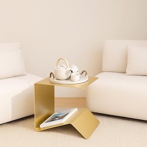 Furniture and decor for living room - Coffee Table - Side table - Metal - Bedroom Furniture - Housewarming gifts - Wedding gifts - Table