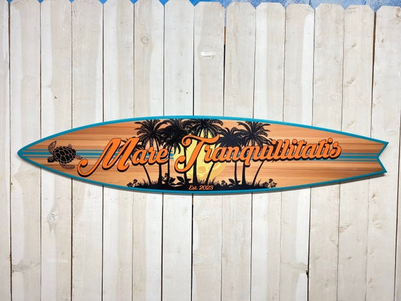 Tipos de impresiones de tabla de Surf, decoración de playa, artista de Surf,  decoración del hogar, carteles de regalo para surfistas - AliExpress