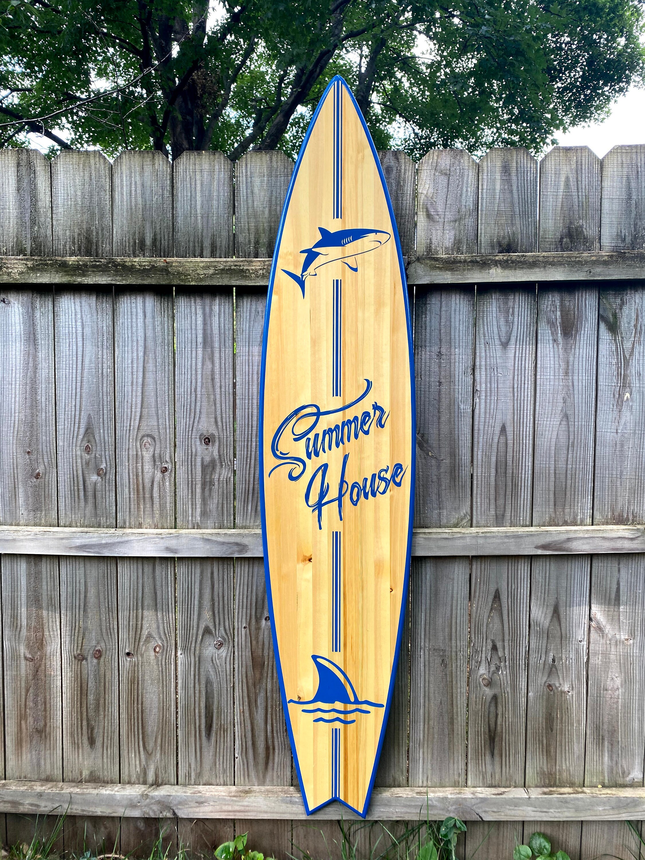 Personalized Vertical Surfboard Signs Wall Art Surf Decor Etsy