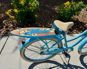 Cruiser Bike Deck: Surfboard Style, Exterior Wood
