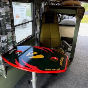 Personalized Wakeboard Boat Table Top: UV Resistant Finish (Legs Not Included) image 2