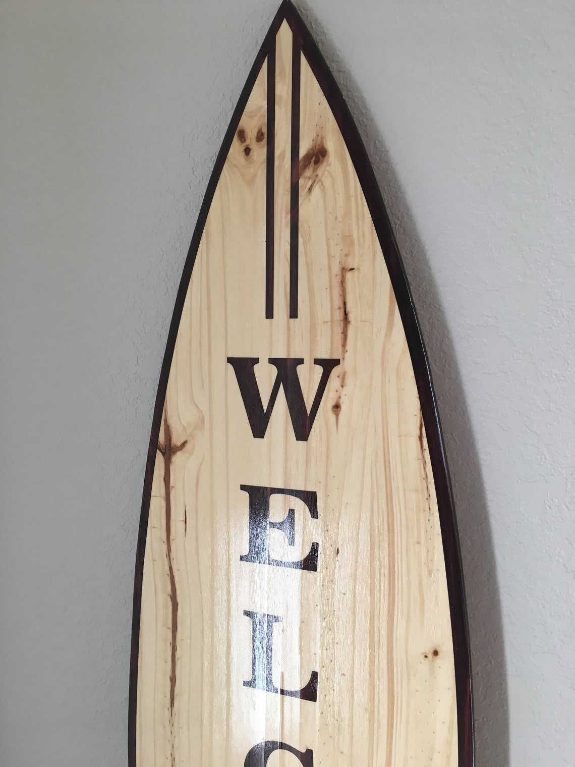 Surfboard Signs Surf Decor Custom Surfboard Surf Etsy