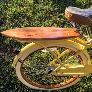Cruiser Bike Deck, cubierta de tabla de surf, bicicleta cruiser, cubierta de bicicleta, idea de regalo de surf