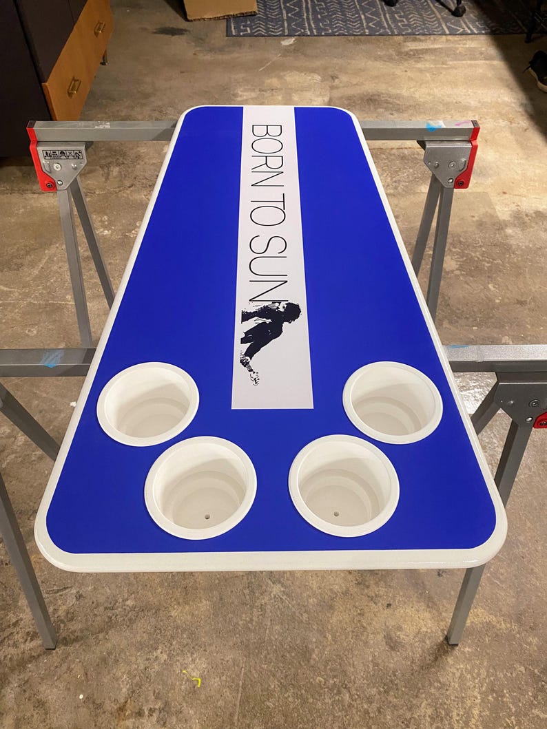 Personalized Wakeboard Boat Table Top: UV Resistant Finish (Legs Not Included) image 8