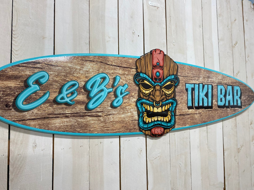 Air Brushed Surfboard Signs For Your Tiki Bar or Patio - The Tiki Stop – tagged airbrush surfboard