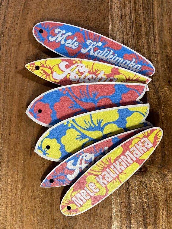 Surfing Beach Christmas Ornaments Holiday Surf Decor Coastal Etsy