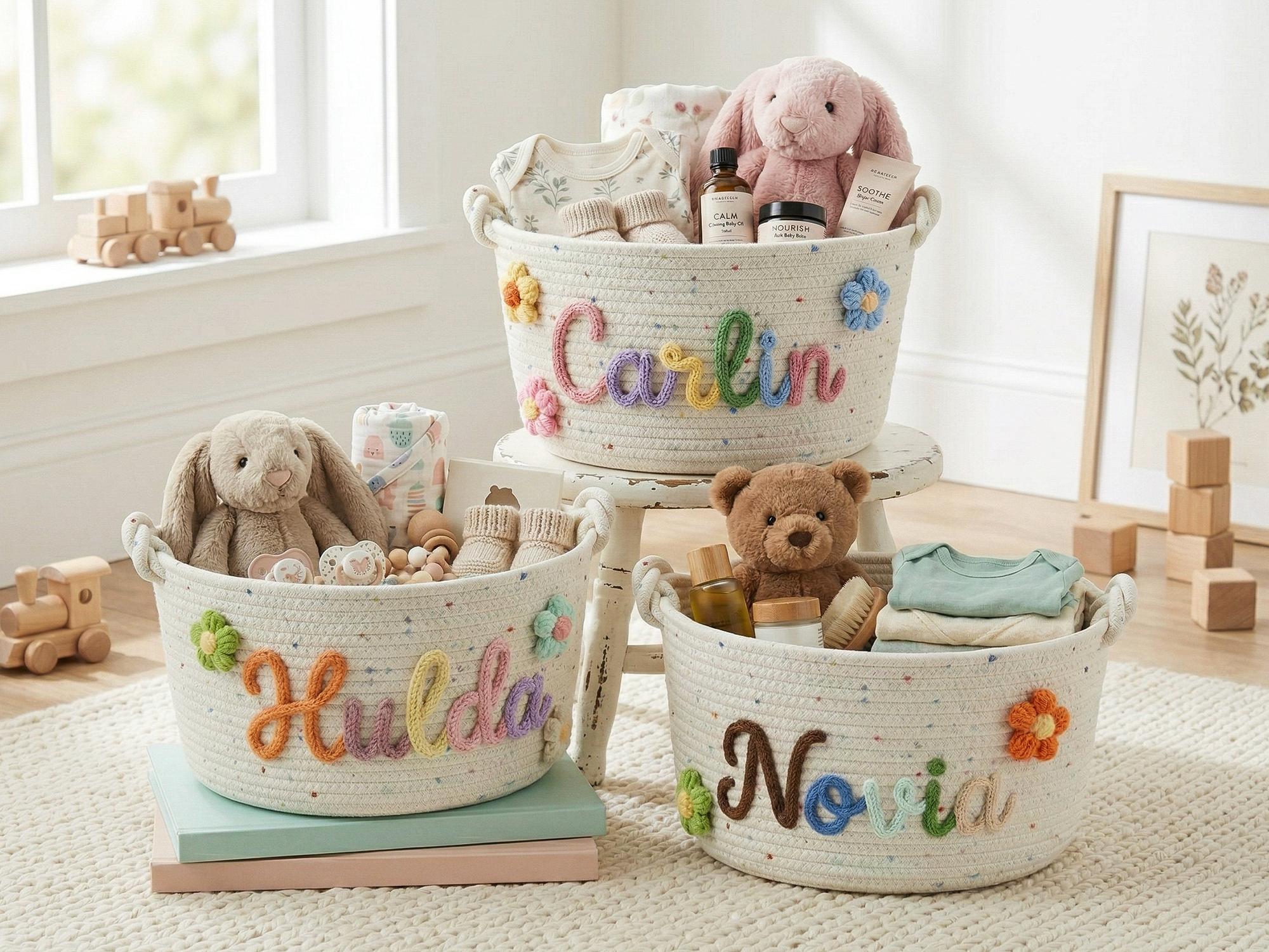 Jasmyn & Greene Cesto Regalo per la Mamma - 9 Essenziali di Lusso per Baby Shower e Neonato. Regalo per Donne in Gravidanza Con Lavanda
