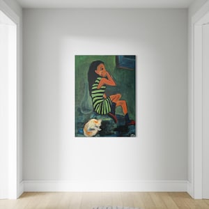Peinture expressionniste unique « La Rêverie »