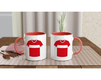 Bicchiere Shot Glass Middlesbrough Football Club - Vetro Con Stemma Smaltato - 6