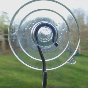 Window Suction Cup Large Size - High Quality for Hanging Stained Glass Light Catchers Superior USA-made Weight 1.36Kg/3lb - Buy 5 get 1 Free
