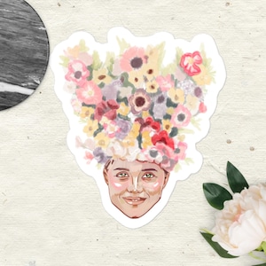 May Queen Sticker – Midsommar Inspired Horror Sticker | A24 Folk Horror Dani Vinyl Decal, Final Girl Aesthetic