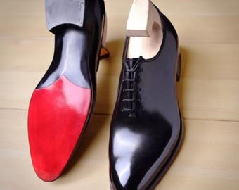 Christian Louboutin Style Business Oxford Shoes – Red Sole
