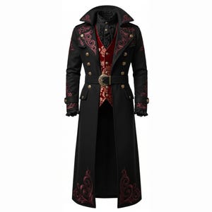 Embroidered Trench Coat - Etsy
