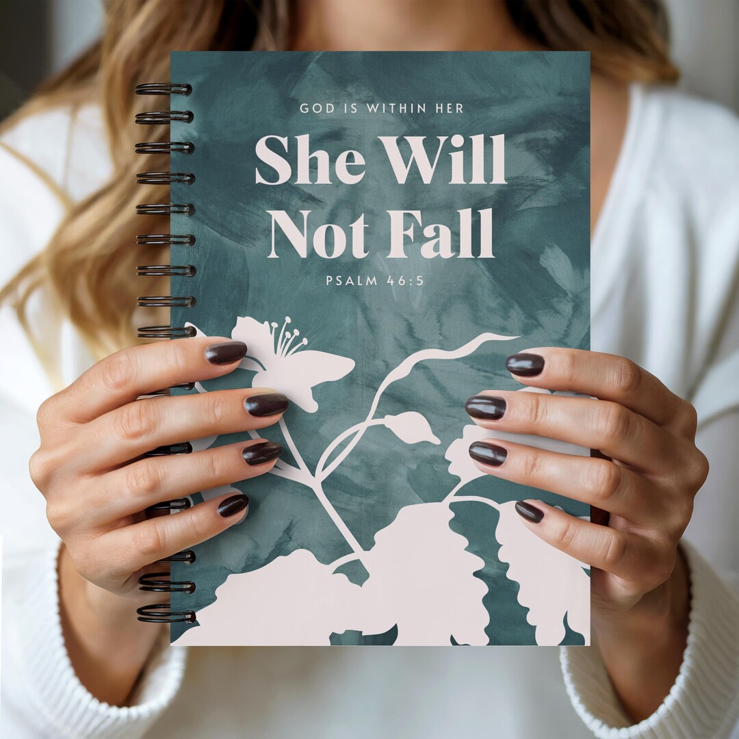 God is Within Her Prayer Journal: Christian Bible Study Notebook - Etsy