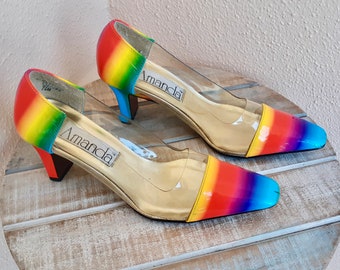 rainbow high heels for kids