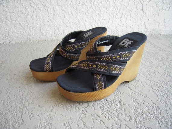 90s wedge sandals