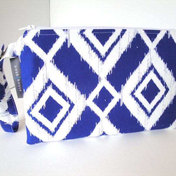 Ikat Diaper Clutch with Waterproof Changing Pad, Diaper Clutch, All In One Diaper Clutch, Changing Pad, Gender Neutral Diaper Clutch