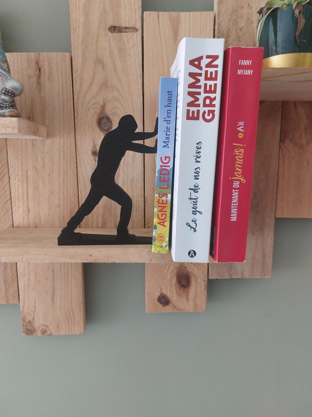 Little Man Bookends – Original Decoration for Library, Office and ...