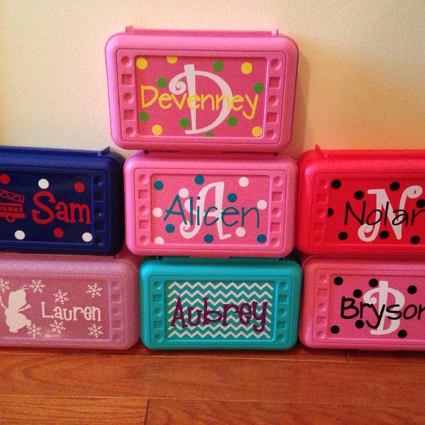 Personalized Pencil School Boxes - Supply School Boxes