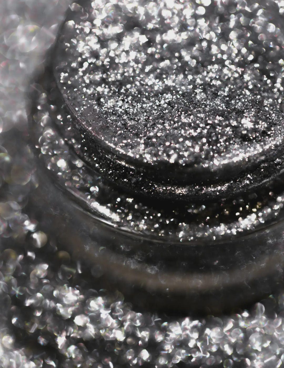 Black Glitter Eyeshadow Bold Glam Bridal Makeup by KARYSHA Etsy