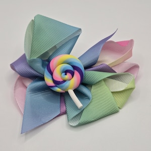Cotton Candy Clouds Hair Clips
