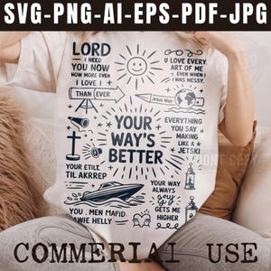 Retro Christian Shirt PNG: Your Way&#39;s Better Bible Verse (Digital Download) , Tee Sublimation Clipart